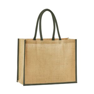 Natural Starched Jute Classic Shopper, miniatyr 5